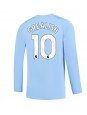 Manchester City Jack Grealish #10 Domácí Dres 2023-24 Dlouhý Rukáv